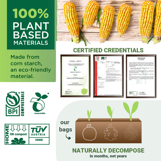 70pcs | 10L Food Waste Bags